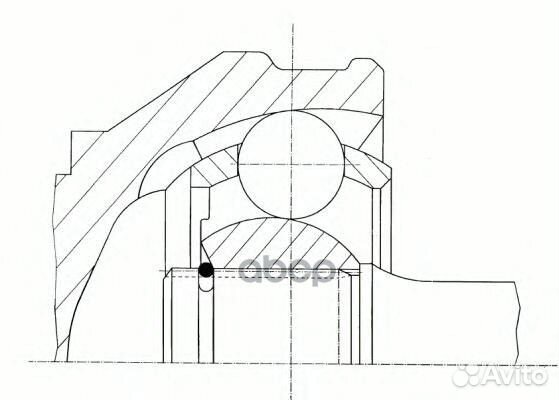 Шрус Toyota Auris 07- 305252 GKN (Loebro)