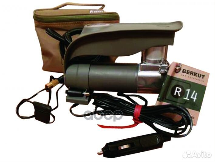 Компрессор 8Атм 40л/мин 14А шланг 1,2м кабель 3