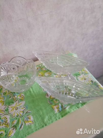 Салатники хрустальные СССР