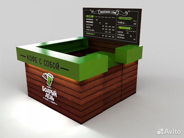 Торговые островки на заказ, Островки в ТЦ