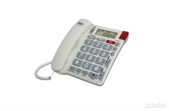 Телефон проводной Ritmix RT-570 Ivory