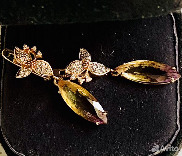 Золотые серьги