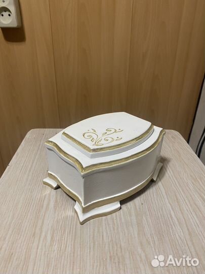 Шкатулка деревянная (ручная работа, кедр)