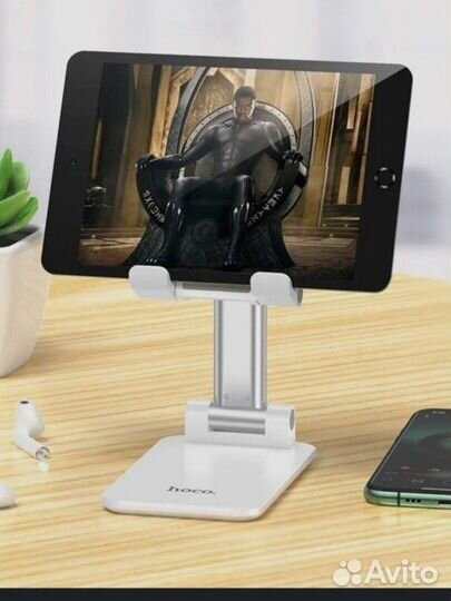 Подставка для телефона Hoco PH29A настольная белая