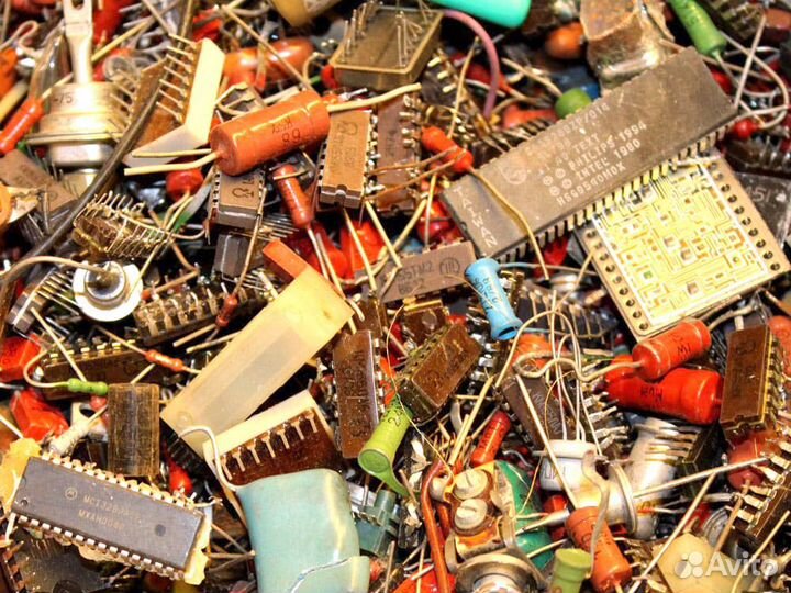 Радиодетали, платы, электронный лом