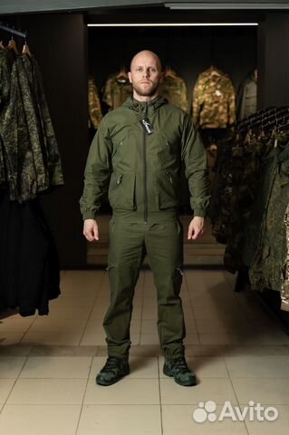 Костюм летний Рысь с сеткой, олива