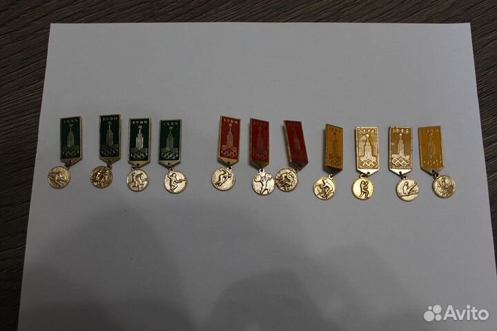 Значки олимпиада 1980