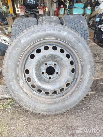 Колеса r16 5*110. Continental viking contact 6