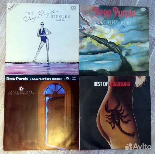 Пластинки. Рок: deep purple, LED zeppelin