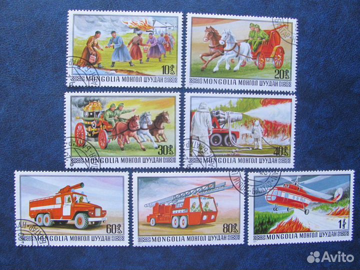 Марки Кубы, Монголии