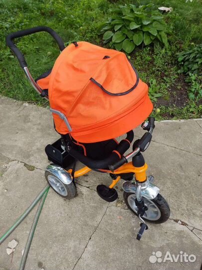 Трехколесный велосипед с родительской ручкой