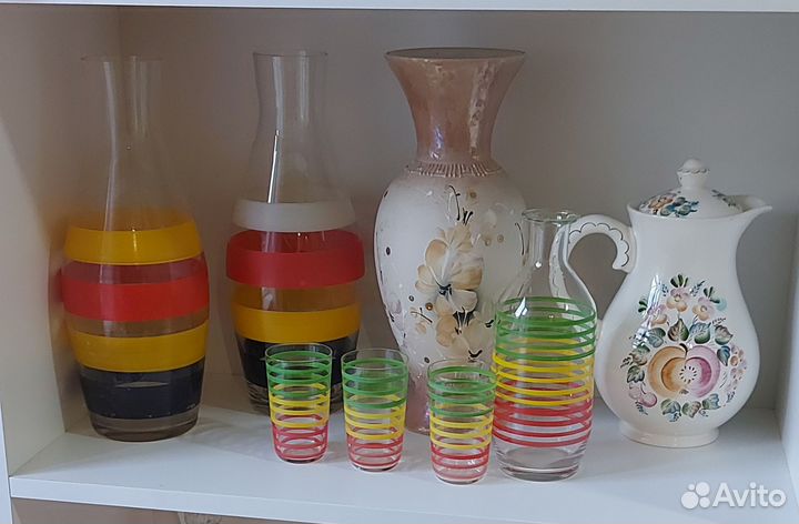 Вазы серпантин и Кисловодск