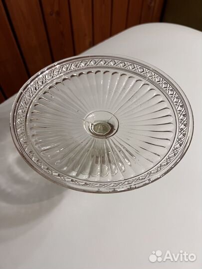 Ваза на ножке. Фруктовница Завод Восстание 20-е г