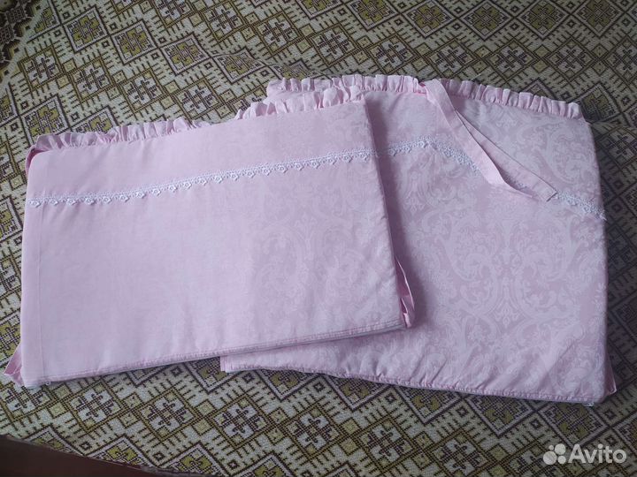 Бортики и балдахин в кроватку