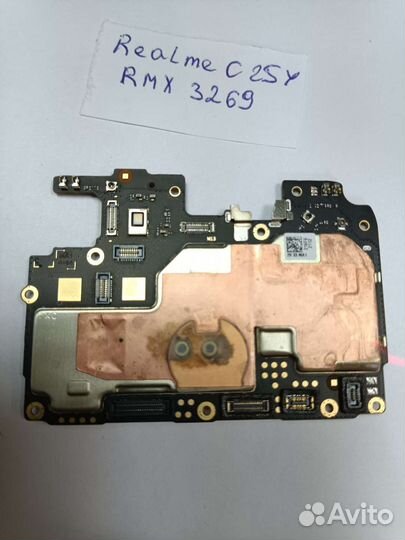 Материнская плата Realme C25Y RMX3269 с нюансом