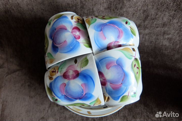 Сервиз чайный Хайта винтаж 80е гг СССР