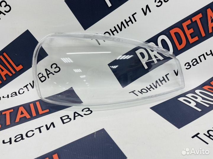 Стекло фары Калина 1 пластик под Bosch (правое)