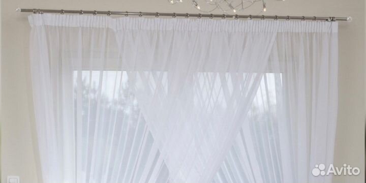 Шторы, тюль из вуали в наличии