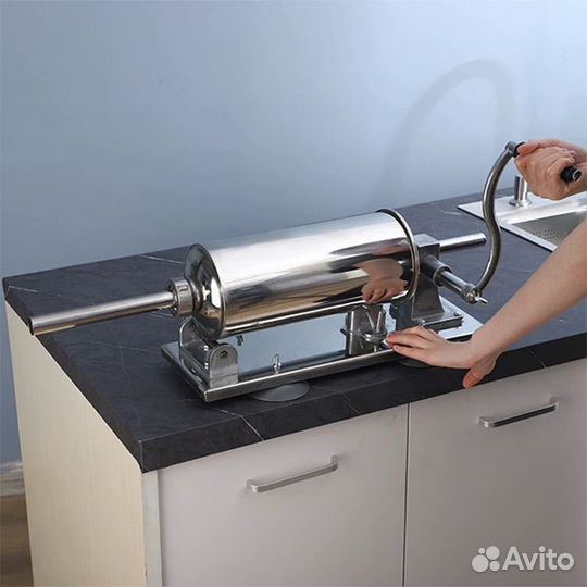 Шприц колбасный горизонтальный Vanessa 4л, 8 насад