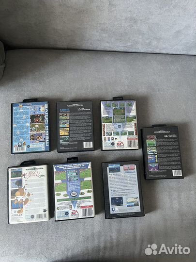 Лицензионные картриджи Sega