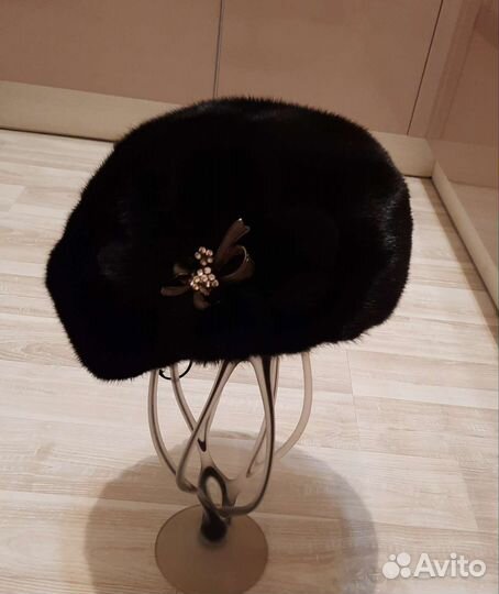 Берет норковый