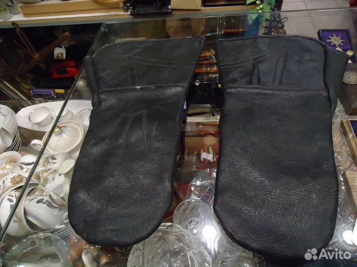 СССР краги кожаные, состояние новых