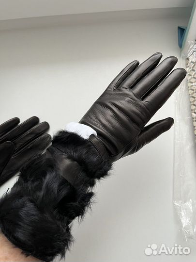 Перчатки новые Eleganzza натуральная кожа