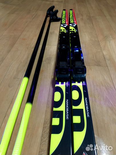 Лыжи беговые с ботинками