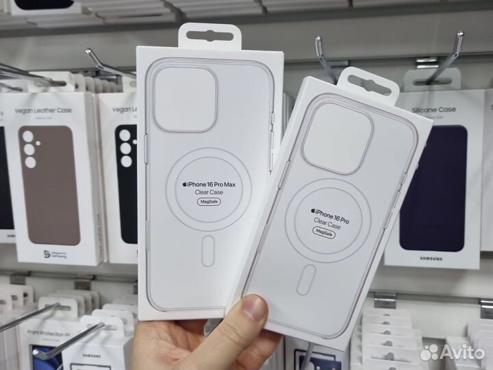 Чехол 16 pro max Clear case