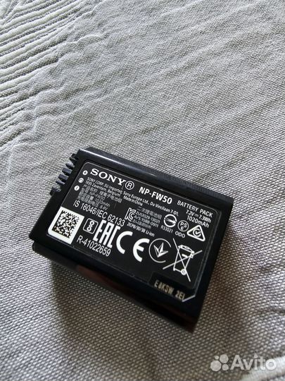 Аккумулятор Sony np fw50