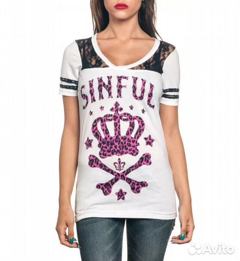 Футболка женская affliction