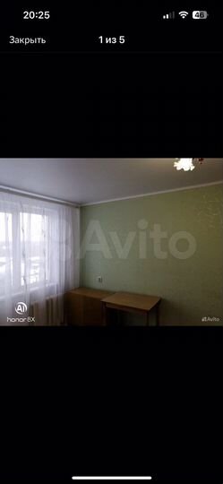 Комната 17 м² в 1-к., 5/5 эт.