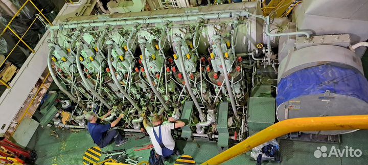 Ремонт судовых дизельных двигателей