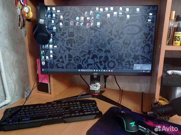Игровой компьютер с монитором бу