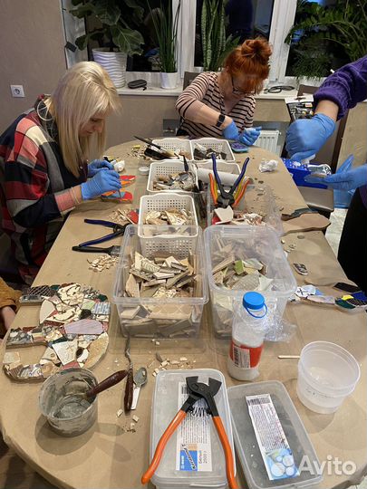 Мастер-класс по мозаике Тренкадис