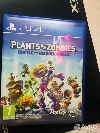 PS4 диск Plants vs Zombies