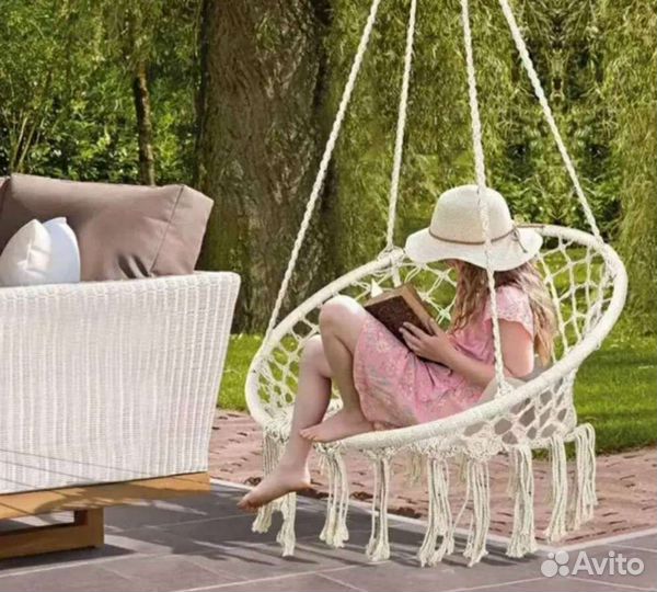 Кресло гамак навесное с подушкой