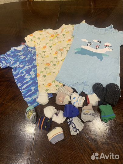 Вещи пакетом на мальчика от 0-5 месяцев