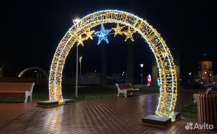 Светодиодные фигуры для уличного оформления