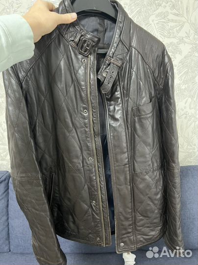 Куртка кожаная Massimo Dutti