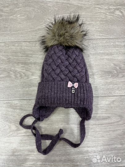 Шапка зимняя для девочки новая