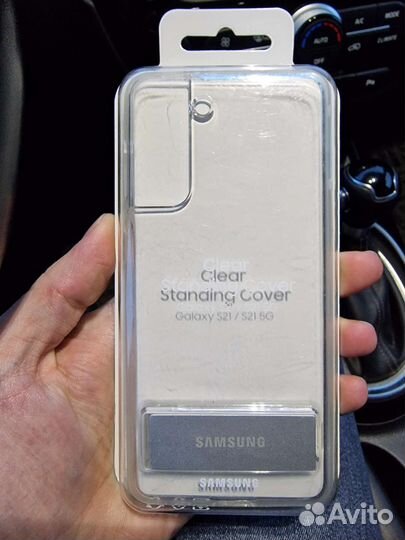 Чехол Clear standing cover на Samsung s21 5g