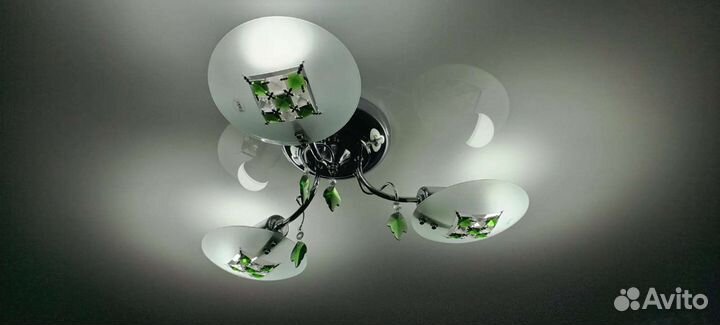 Люстра потолочная бу