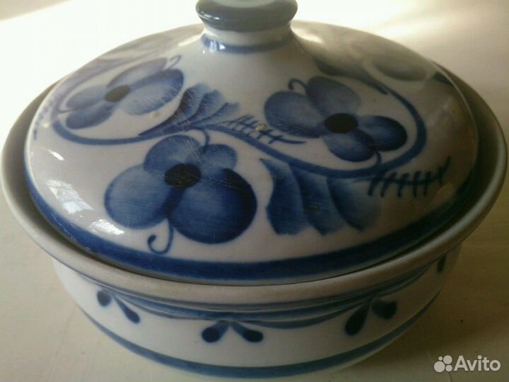 Масленка. СССР. Гжель