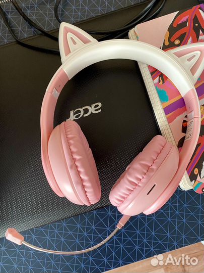 Беспроводные наушники с ушками defender