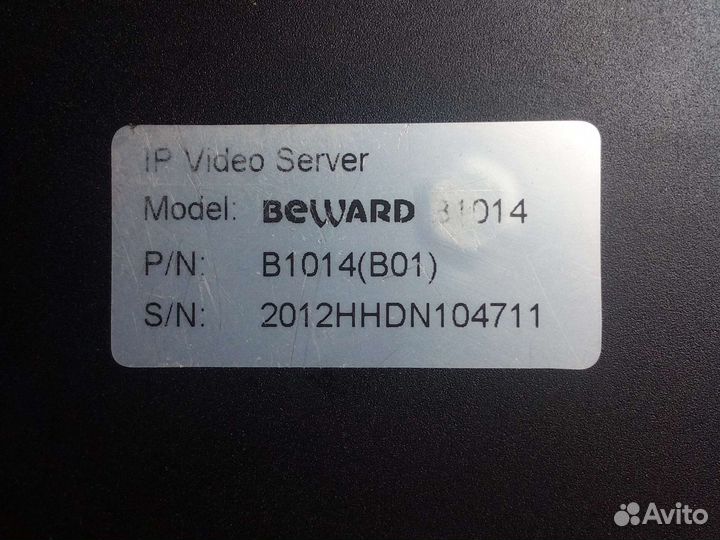 IP Видеосервер Beward B 1014