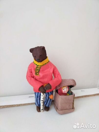 Ватные елочные игрушки