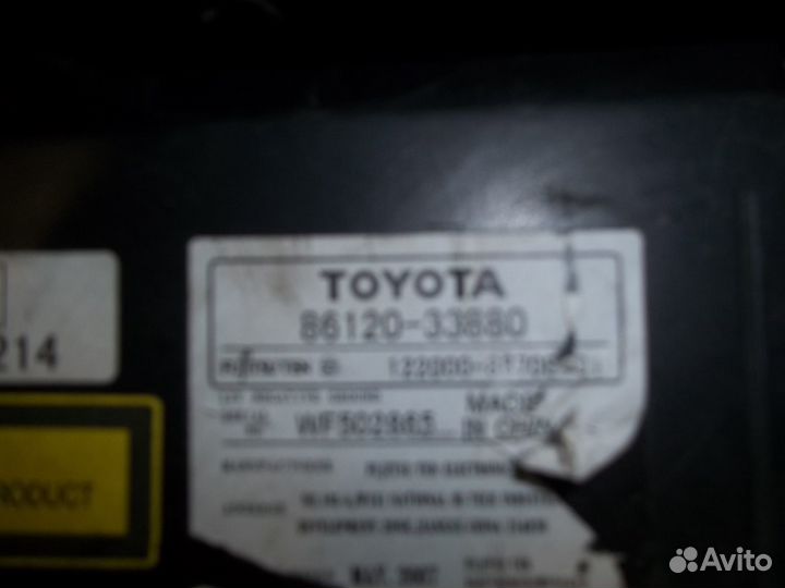 Штатная магнитола тойота Камри XV40