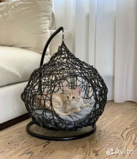 Домик для животных из ротанга