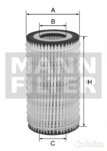 Фильтр масляный MB W203/W210/W211/W220/W163/W463/W